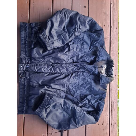 Vintage SKI REPAGE Size Medium Black Retro Ski Jacket - Picture 1 of 4